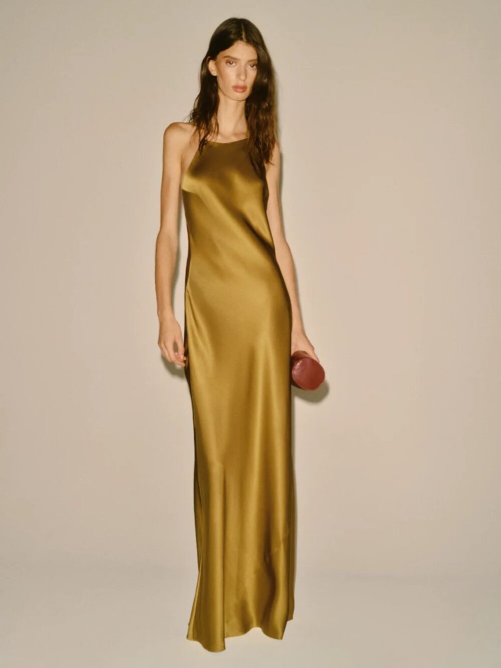 Reformation Jeany Silk Dress Yellow - Size S